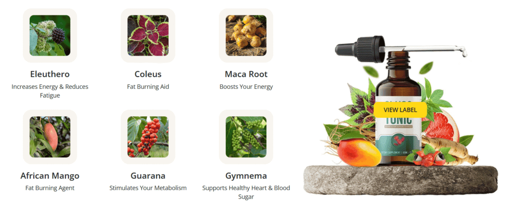 Glucotonic Review: Ingredients image