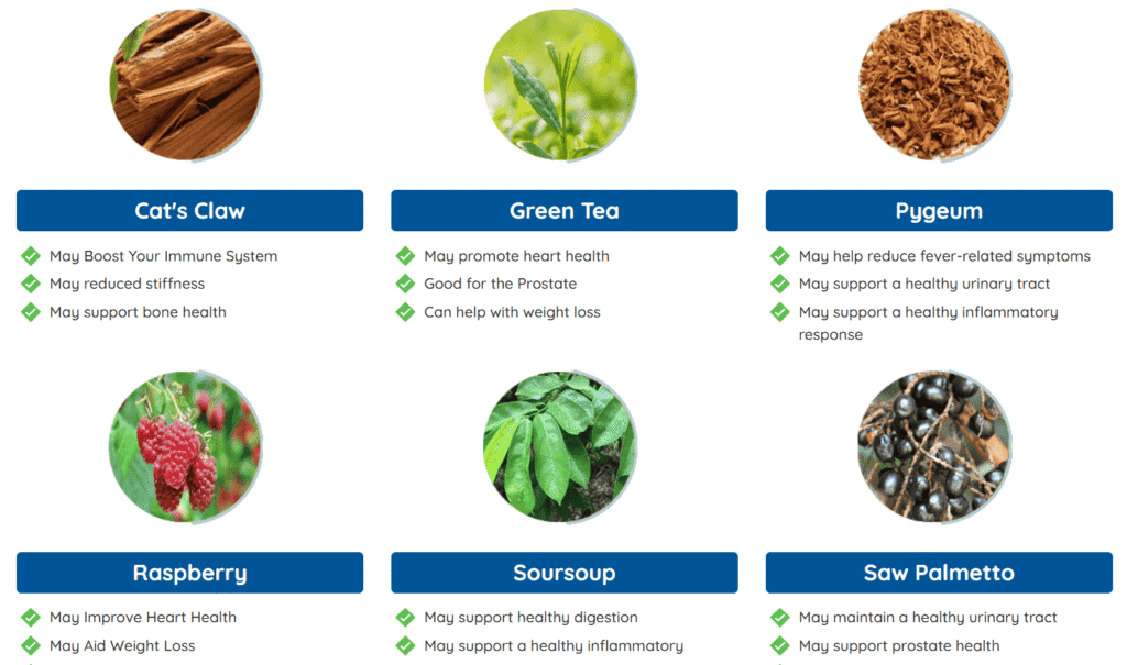 ProstaPeak Reviews Ingredients Image