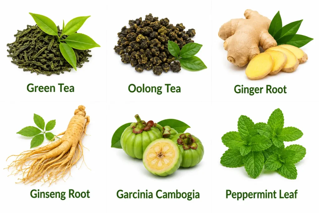 All Day Slimming Tea Real Ingredients Image