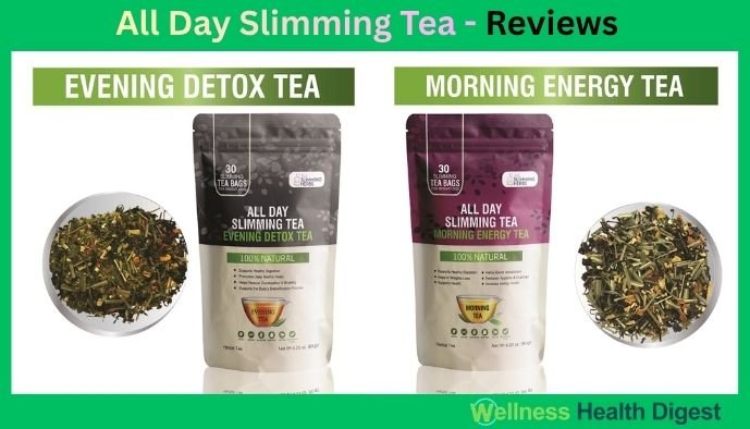 All Day Slimming Tea Reviews Feature Bottle Image